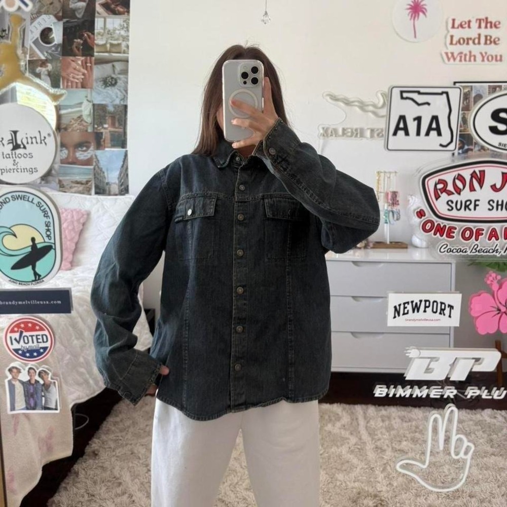 denim jean‎ bedazzled jacket harley davidson